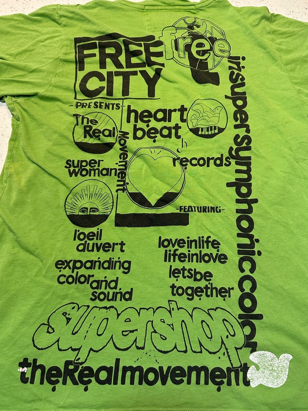 FREECITY Artists Wanted Super Symphonic Tee GUC - Picture 15 of 16